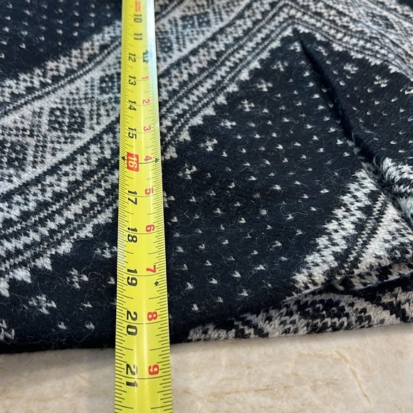 NEW Etcetera | Center Pleated Wool Scandi Skirt | Black and White | Size 6 - Picture 4 of 9